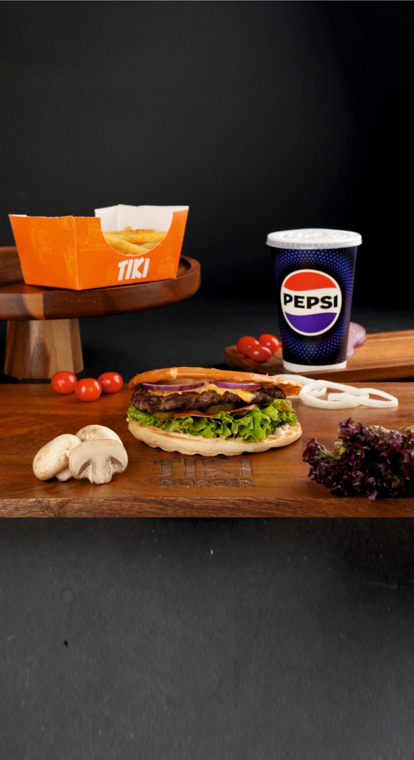 فلات كلاسيك برغر كومبو